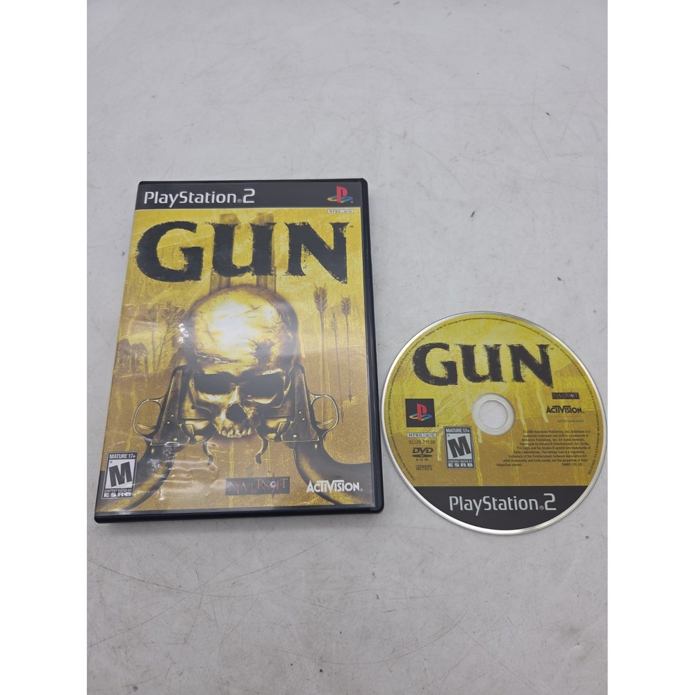 Activision Gun Sony PlayStation 2 PS2 M Mature NTSC-U/C (US/Canada) No Manual
